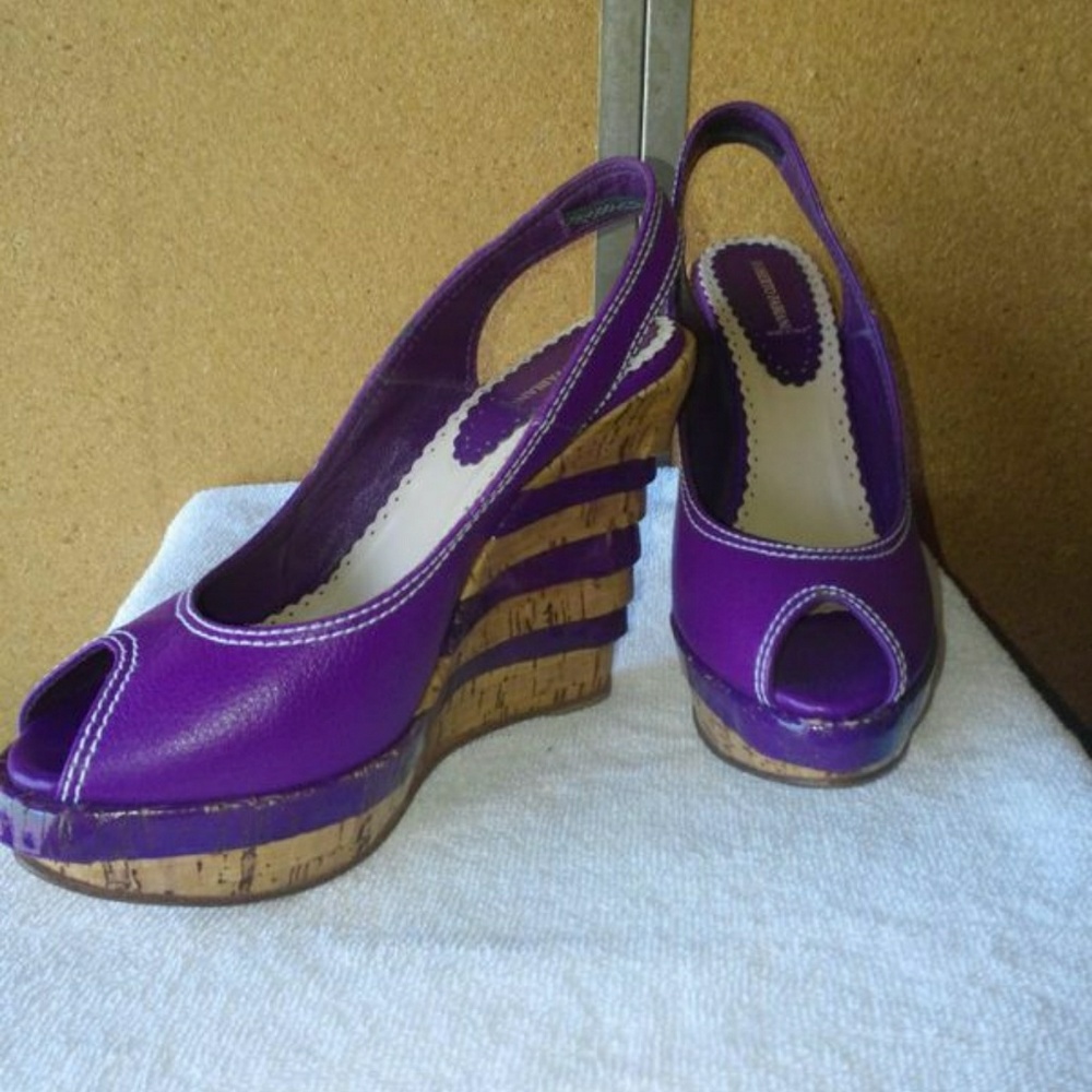 Roberto Fabiani Italian Leather wedges - Picture 4 of 5